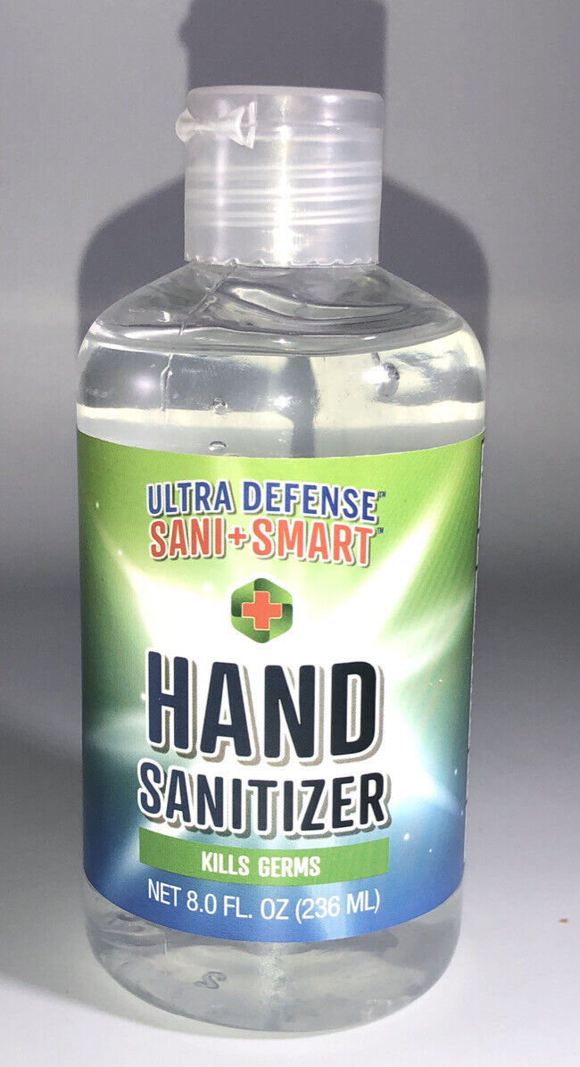 Hand Sanitizer Liquid Ultra Defense Sani +Smart-1ea 8oz Blt-SHIPS N 24 H... - $9.88
