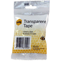 Marbig Tape 25.4mm Core (Transparent) - 12mmx33m - $28.33
