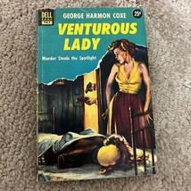 Venturous Lady Mystery Paperback Book by George Harmon Coxe Dell Book 1958 - £9.63 GBP