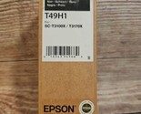 Epson T49H1 BLACK Ink Bottle 140ml For Epson SureColor T3170x SC-T3100x OEM - £29.42 GBP
