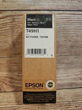Epson T49H1 BLACK Ink Bottle 140ml For Epson SureColor T3170x SC-T3100x OEM - $36.95