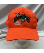 trucker hat baseball Cap Vintage Blaze Orange Hunting  American Traditio... - $55.48 CAD