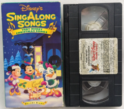 Disneys Sing Along Songs Very Merry Christmas Songs (VHS, 1990) - £8.67 GBP