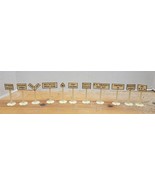11 Pieces Vintage Plasticville Signs Signposts Railroad Model Train Display - $204.85 MXN
