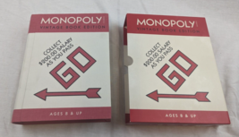 Monopoly Vintage Book Shelf Edition 2015 Cloth Collectible Game complete - £15.75 GBP