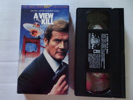 A View to a Kill (VHS, 1996) James Bond - 007 with Roger Moore &amp; Grace J... - £5.48 GBP