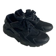 Nike Air Huarache Triple Black Athletic Shoes 654275-016 Youth Size US 7Y - £38.12 GBP