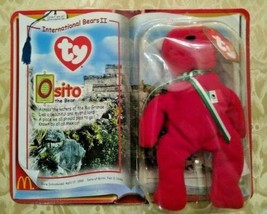 Ty International Bears ii Osito  Mexico 1999 McDonalds Beanie Baby Orig Package  - £12.70 GBP