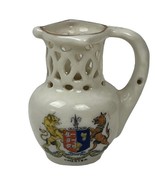 Vintage Chester Crested China Model Of Puzzle Jug Commemorative 3&quot; Ceramic - $18.28 CAD