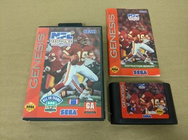 NFL Football &#39;94 Starring Joe Montana Sega Genesis Complete in Box - £4.66 GBP