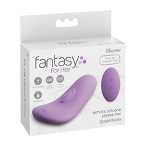 Pipedream Fantasy For Her Remote Silicone -Her Rechargeable Vibrator Purple - $93.54