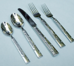 Kate Spade New York Larabee Dot 5-Piece Flatware Set 18/10 Stainless New - $64.90