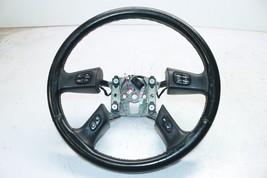 03-06 Gmc Sierra Yukon Silverado Tahoe Black Steering Wheel Y8401 - $139.49