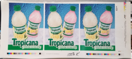 Tropicana Lemonade Bottle Preproduction Advertising Art Work Juice Drink... - $18.95