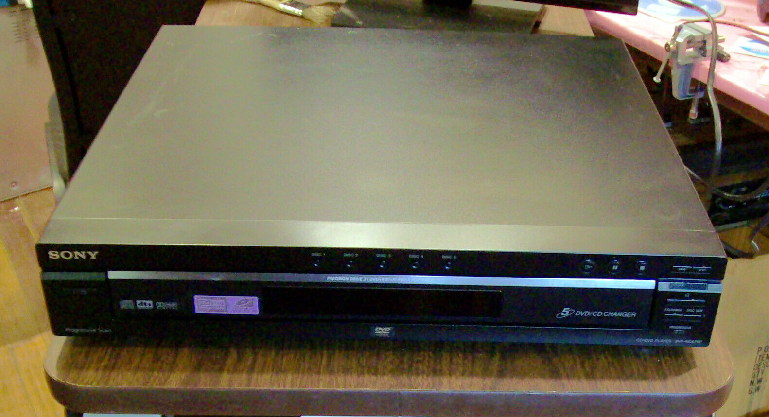 Sony DVP-NC675P DVD/CD Player 5-DVD/CD Changer - SERVICED - Nice Working Item image 2