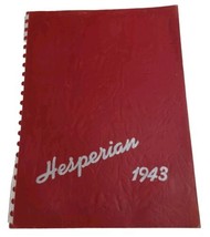 1943 Yearbook Oregon City High School, - The Hesperian Oregon City Oregon - $11.83