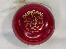 Vintage Duncan Imperial Yo-Yo Red Works Toy - £7.16 GBP