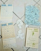 New! 1962 Vintage Bride Wedding Shower Guess &amp; Bingo Game 1960&#39;s 30 Guests - $23.76