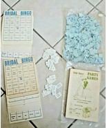New! 1962 Vintage Bride Wedding Shower Guess &amp; Bingo Game 1960&#39;s 30 Guests - £18.69 GBP