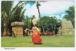 Hawaii Postcard Tahitian Dancer At Kodak Hula Show - £3.10 GBP