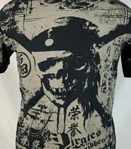 Vintage Pirates of The Caribbean T Shirt Movie Promo Tee Mens Medium Logo Crew - £23.59 GBP
