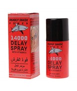 DEADLY SHARK 14000 DELAY SPRAY WITH VITAMIN E  - £12.50 GBP