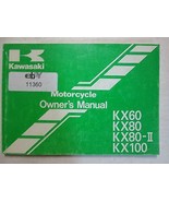 1999 Kawasaki KX60 KX80-II KX100 Moto Propriétaire Opérateurs Manuel X - $909.04 MXN