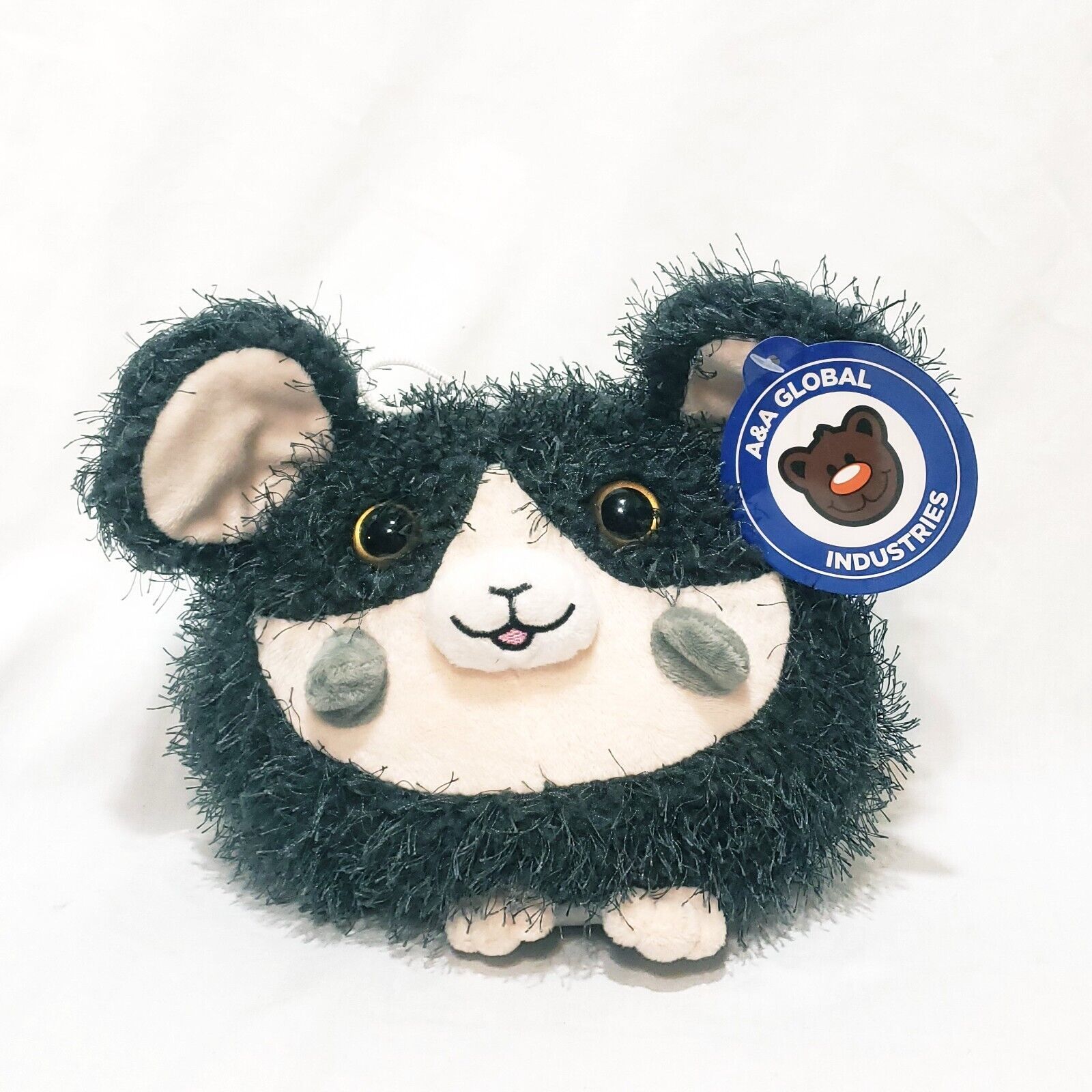Gray Mouse Hamster with Big Ears A&A Global Ind. 2021 Plush Stuffed Animal 7" - $17.81
