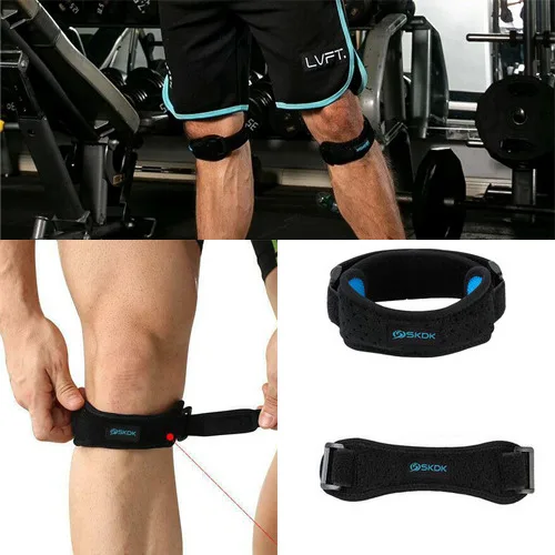 Gnetic neoprene sports knee sa patella support brace knee belt support fastener elastic thumb200