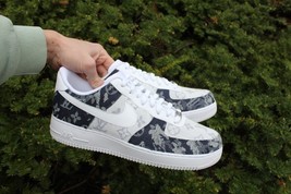 Mens Womens Custom Patchwork Denim Air Force 1s - $224.99