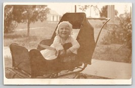 Long Pine Nebraska RPPC Adorable Baby Davidson Kuehl Family LA CA  Postcard A33 - £11.82 GBP