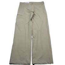 Exofficio Pants Mens 34 Brown Mid Rise Flat Front Adjustable Hem Straigh... - $25.62