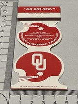 Vintage Matchbook Cover Oklahoma University Sooners  1980 Schedule  gmg unstruck - £9.78 GBP