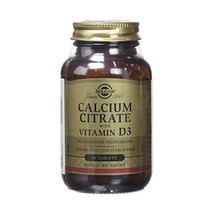 Solgar Calcium Citrate with Vitamin D3 Tablets - Pack of 60  - $18.00