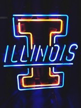 Illinois Fighting Illini Neon Sign 16&quot;x16&quot; - £109.07 GBP