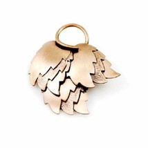 Vintage Womens RETRO Pin Brooch Stylized  Copper Leaves Mid Century 1950... - $381.05 MXN