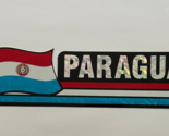 Paraguay Flag Reflective Sticker, Coated Finish, Side-Kick Decal 12x2/12. - £2.36 GBP