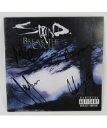 Staind Band Signed Autographed &quot;Break the Cycle&quot; Music CD Cover - £62.53 GBP