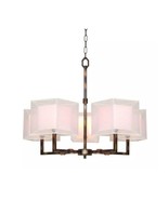 Hampton Bay Angelina 5-Light Hanging Rust Chandelier ( 17118-026 ) - $49.99