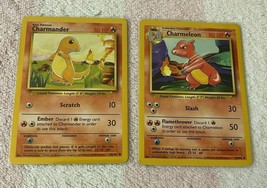 Pokemon Cards Charmander 46/102 Charmeleon 24/102 * Great Condition! - £396.22 GBP