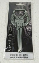 Game of Thrones The Iron Anniversary Hand of the King Metal Bottle Opener  - £12.41 GBP