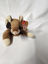 Ty Beanie Babies 1997 Pounce the Cat Birthday August 28 1997 - $9.89