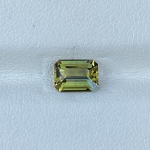 Natural Unheated Green Sapphire 1.16 Cts Emerald Cut Loose Gemstone - £377.71 GBP