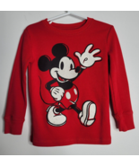 Kids Mickey Mouse Long Sleeve Shirt Size 4T Graphic Child Youth Disney - $8.99