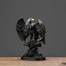 Eagle Resin Ornament Home Office Desktop Animal Statue Decoration Access... - £23.18 GBP