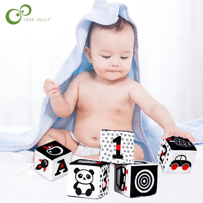 4pcs Baby Cloth Building Blocks Kids Soft Stack Toys New Infant Baby Cloth Doll - £13.50 GBP
