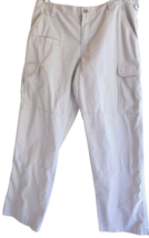Galls Men&#39;s 10 32 Straight Leg Ripstop Casual Cargo Pants Beige - $11.79