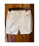 Mossimo Denim White Shorts Boyfriend Size 8/29 - $475.17 MXN