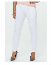 Women with Control Petite Tushy Lifter Ankle Pants Pockets White Petite ... - $22.24