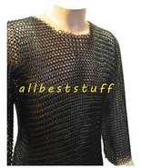 Medieval Butted Chainmail Shirt Large Maille Armor For SCA Larp Costume ABS - £153.22 GBP